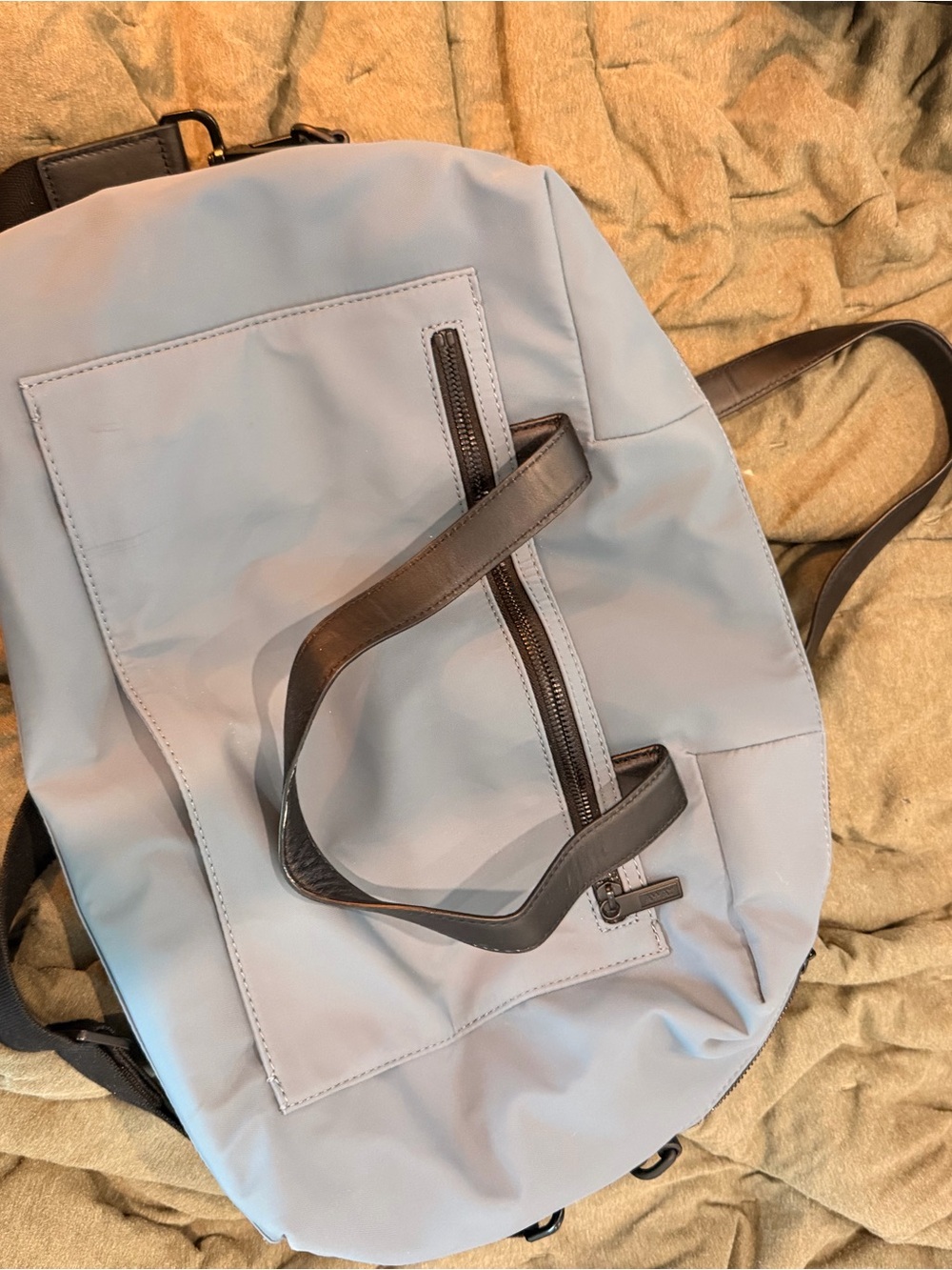 Away | Used Once | Blue Travel Weekend Bag with Black Accents Crossbody - Picture 2 of 6
